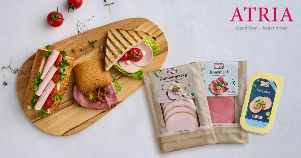 Atria Danmark pålægsprodukter og sandwich