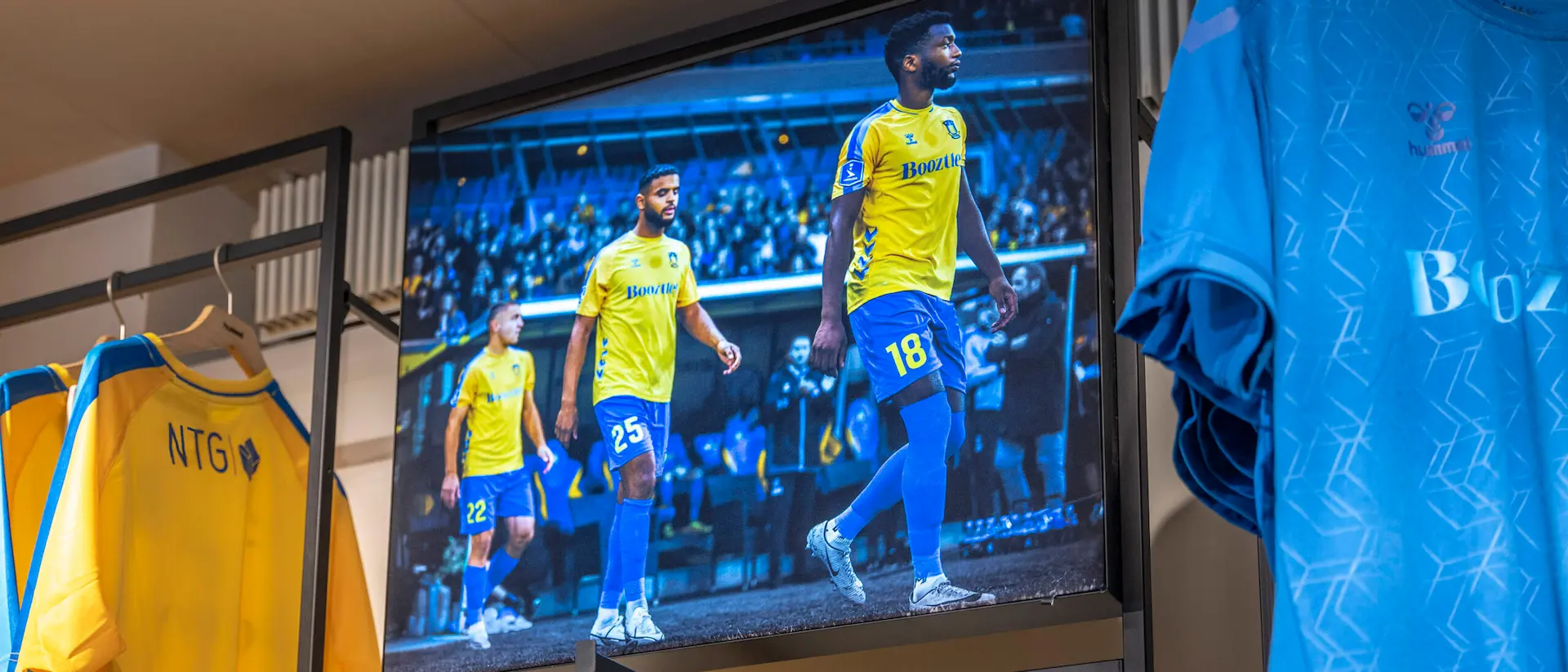 POS-materialer og visuel indretning i Brøndby IF Shoppen