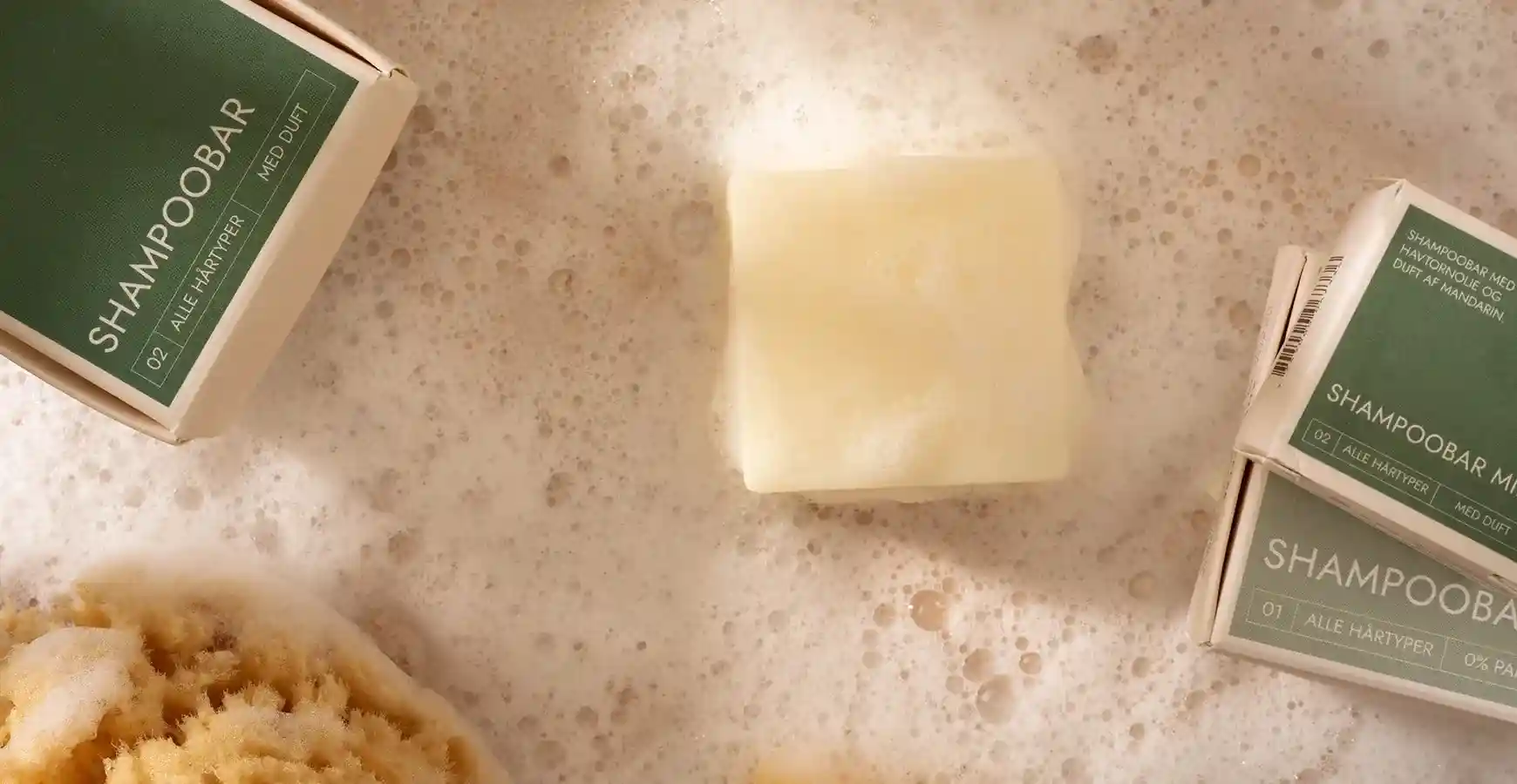 Shampoobar og emballage med fokus på materialer og dokumentation